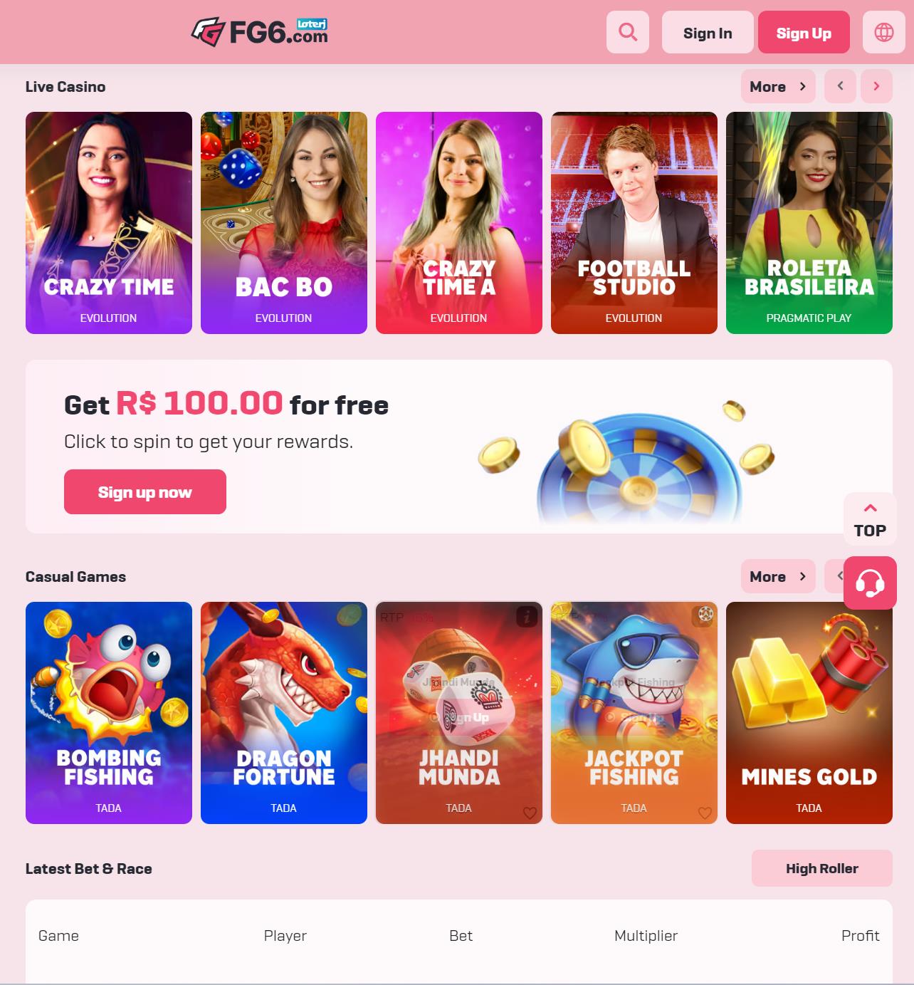 Variedade de Jogos Online Oferecidos